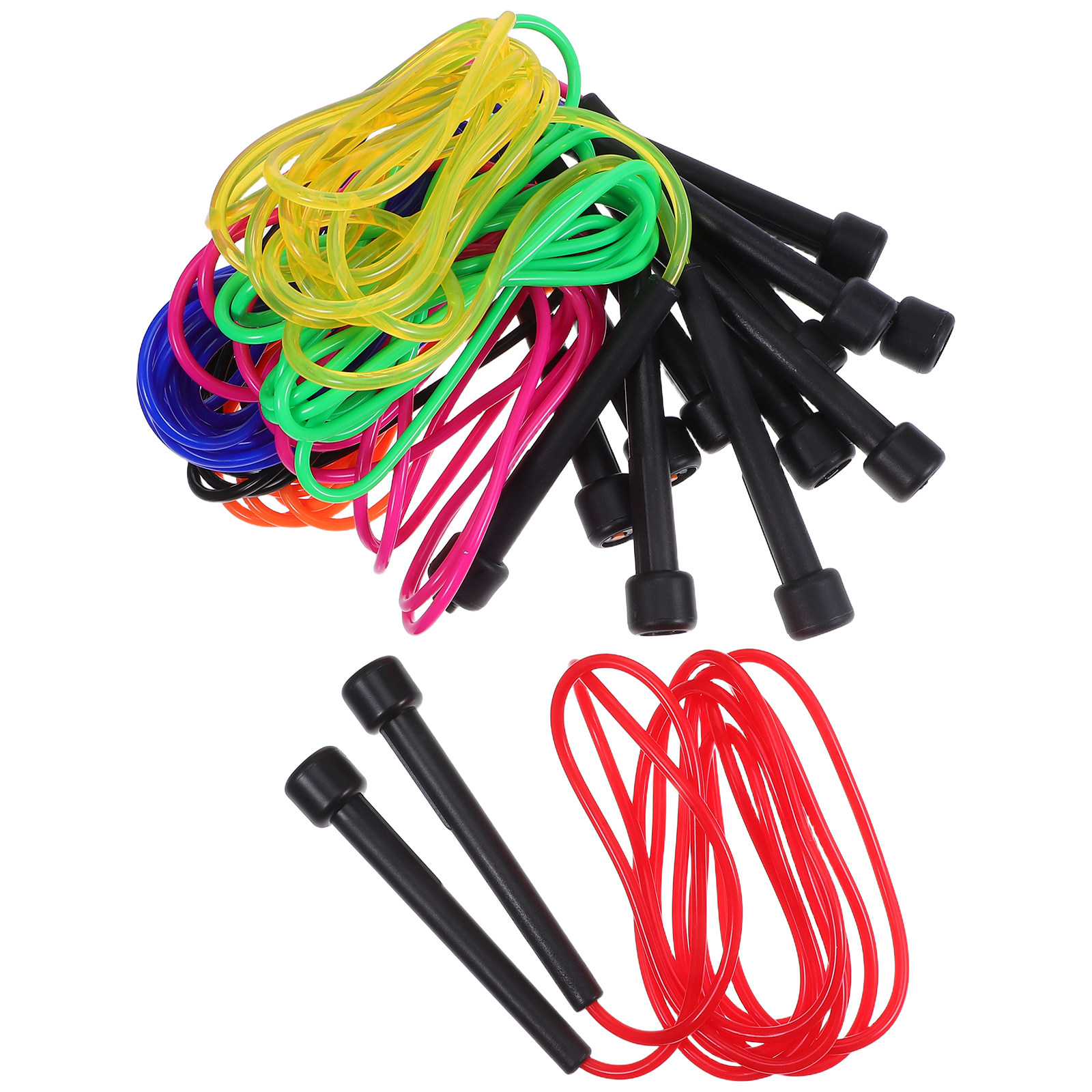 Skipping Rope Pvc - 7 adet ayarlanabilir PVC atlama ipi