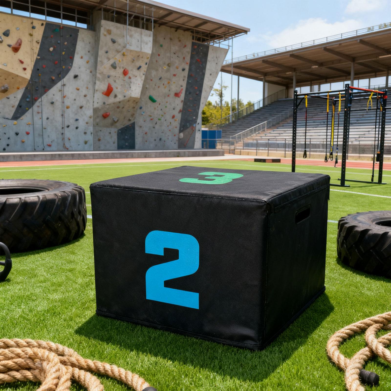 Box Jump Plyo - PVC Plyometrik Atlama Kutusu Platformu Kaymaz