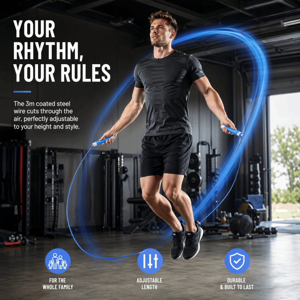 Dayanıklı Çelik Tel Atlama İpi - Skipping Rope Pvc incelemesi ve fiyatı
